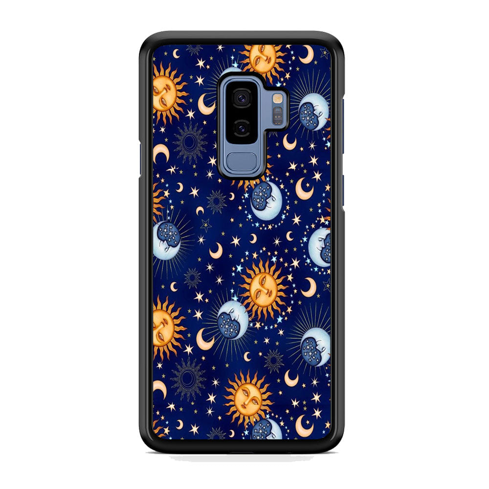 Universe Sun and Moon Face Samsung Galaxy S9 Plus Case Default Title