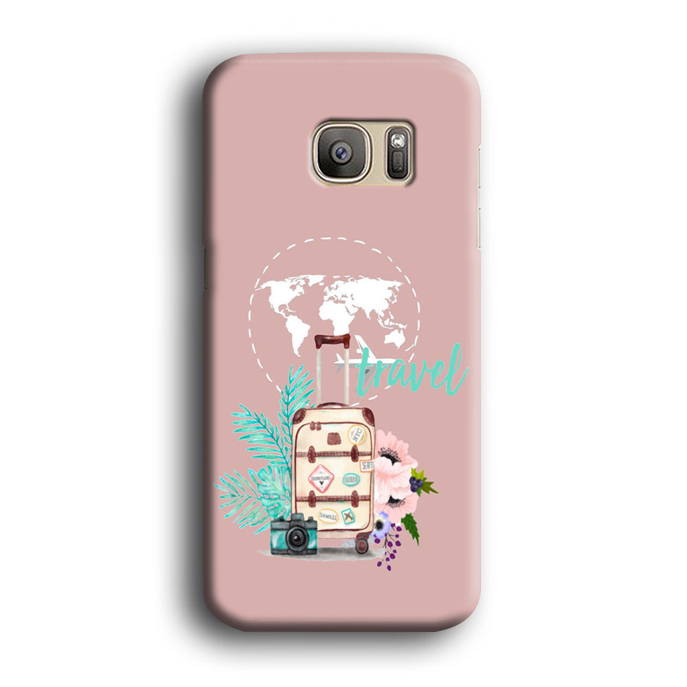 Vacation Suitcase Samsung Galaxy S7 Case