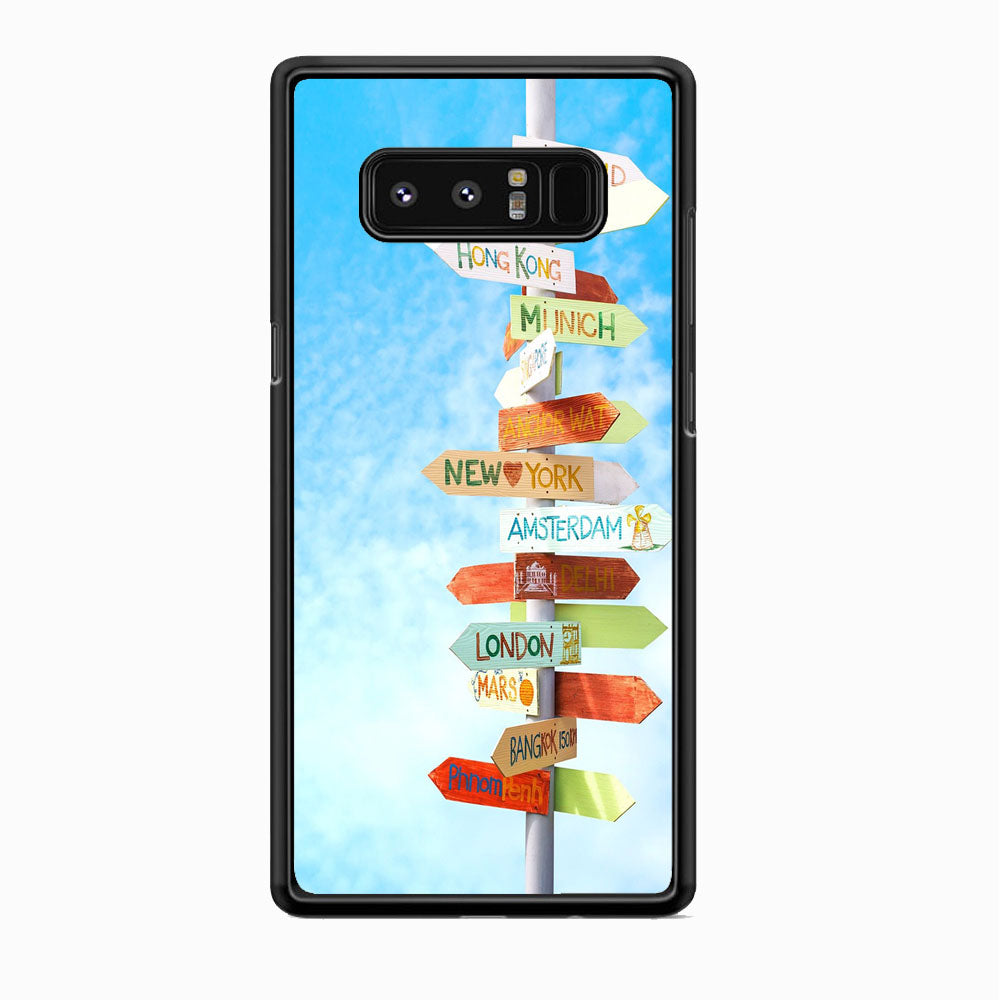 Vacation To The Next Destination Samsung Galaxy Note 8 Case