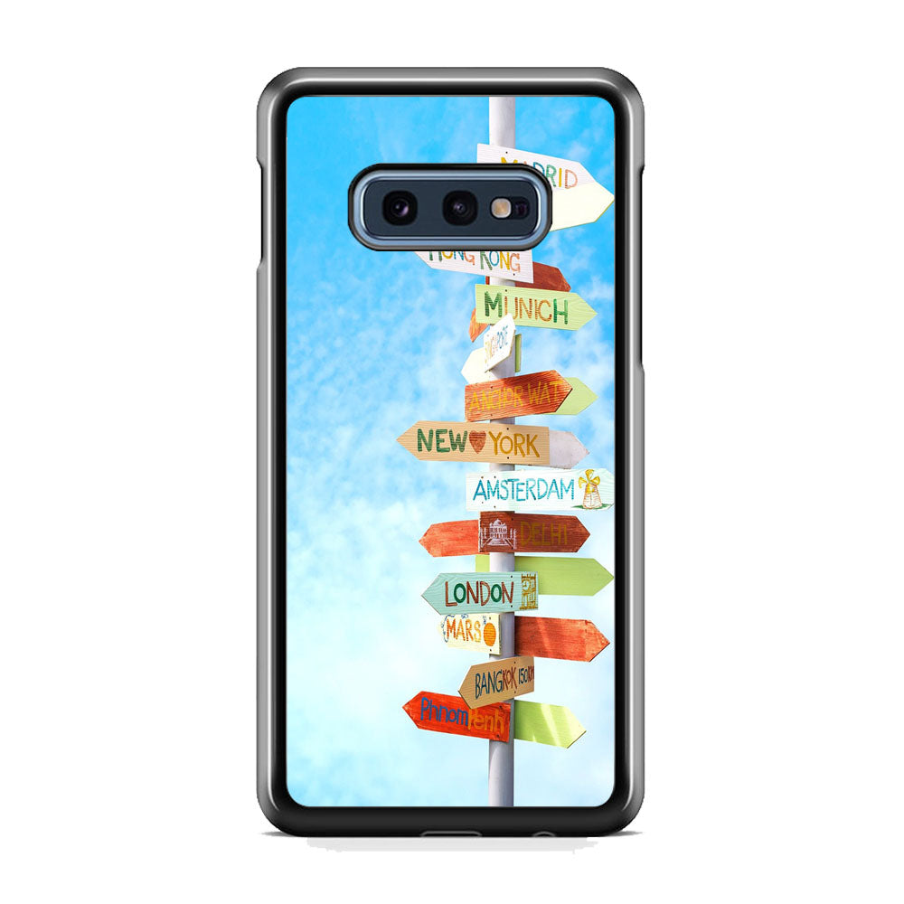 Vacation To The Next Destination Samsung Galaxy S10E Case