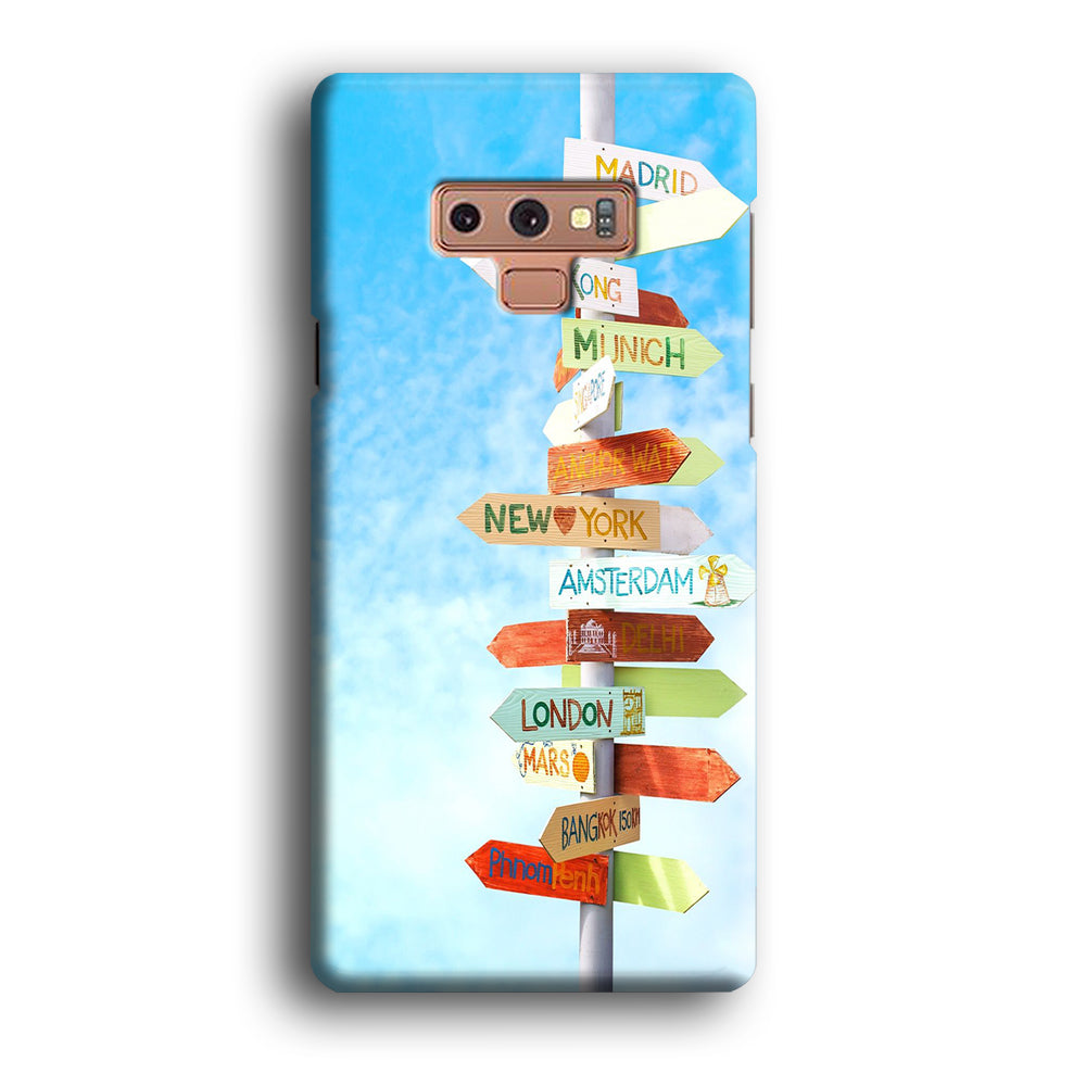 Vacation To The Next Destination Samsung Galaxy Note 9 Case