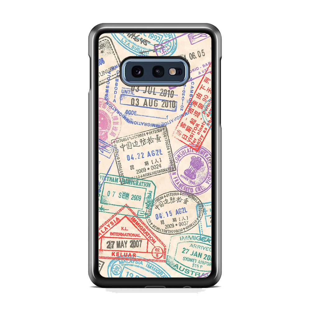 Vacation Visiting List Samsung Galaxy S10E Case