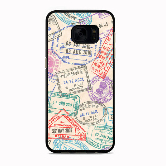 Vacation Visiting List Samsung Galaxy S7 Case