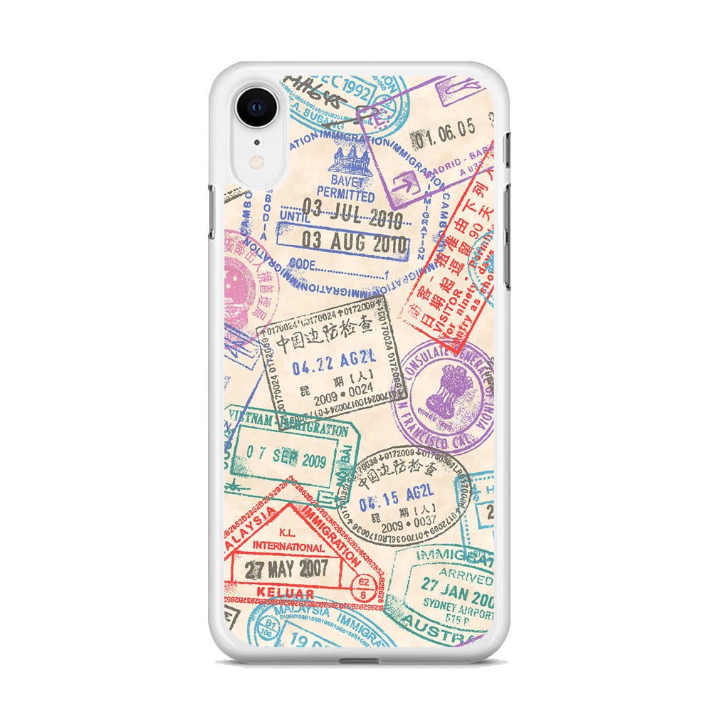 Vacation Visiting List iPhone XR Case