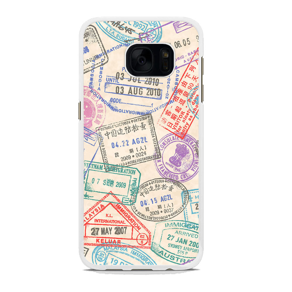 Vacation Visiting List Samsung Galaxy S7 Case