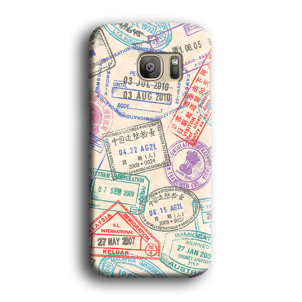 Vacation Visiting List Samsung Galaxy S7 Case