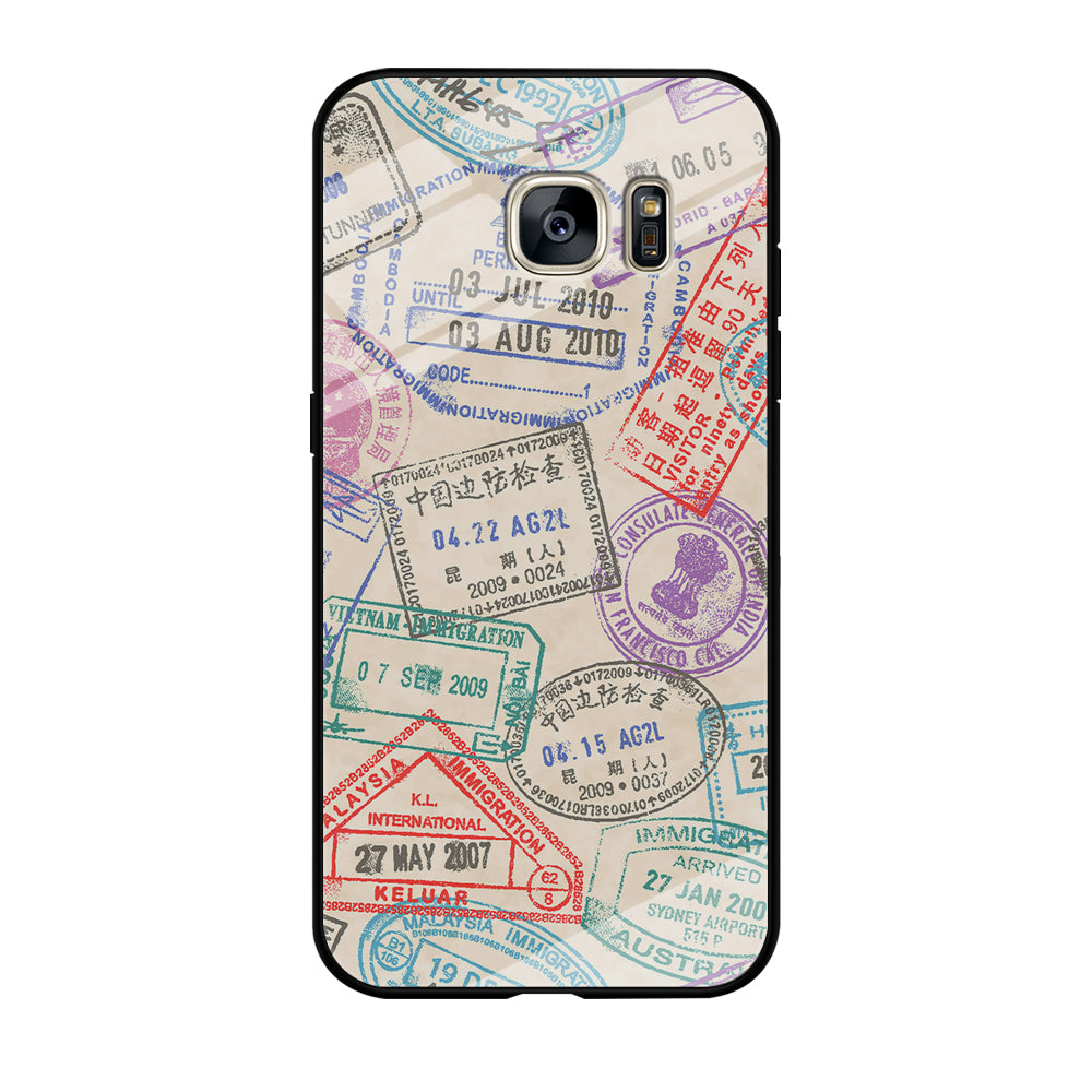 Vacation Visiting List Samsung Galaxy S7 Edge Case