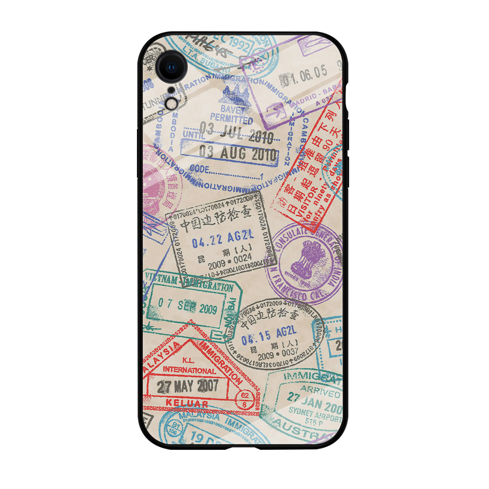 Vacation Visiting List iPhone XR Case