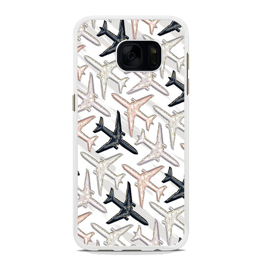 Vacation and Plane Traffic Samsung Galaxy S7 Case