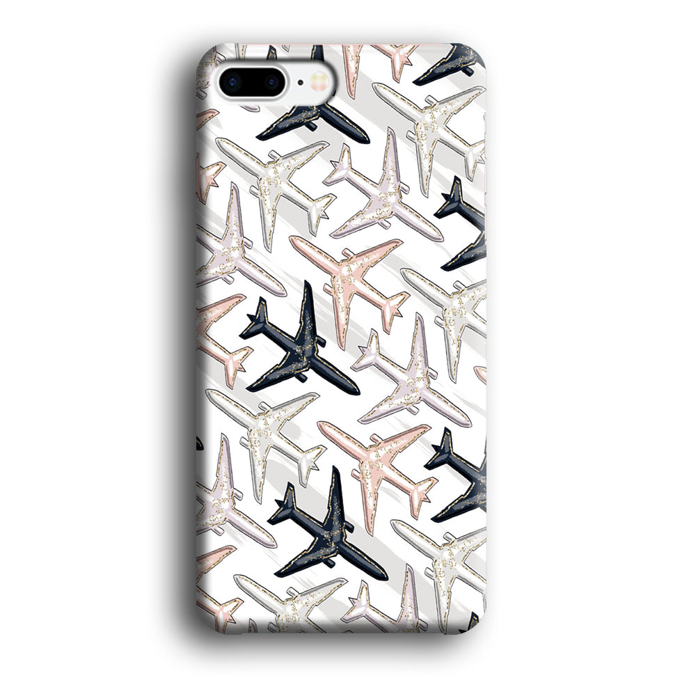 Vacation and Plane Traffic iPhone 8 Plus Case