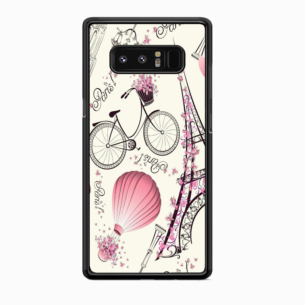 Vacation in Paris Samsung Galaxy Note 8 Case
