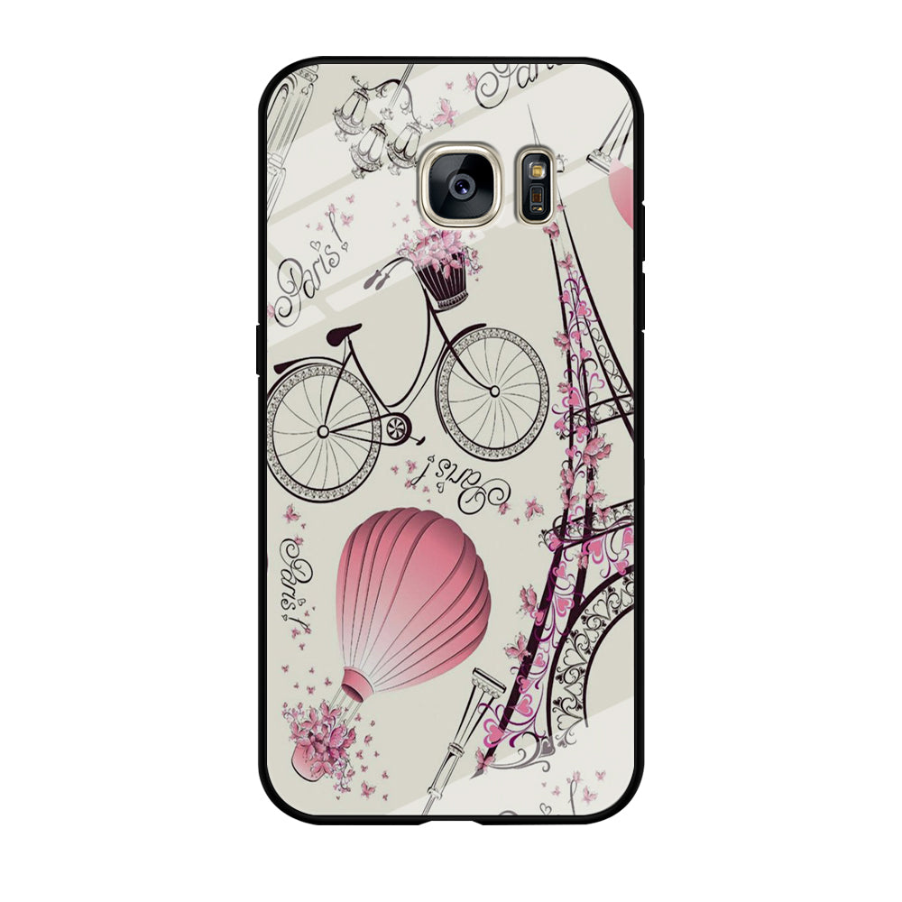 Vacation in Paris Samsung Galaxy S7 Edge Case