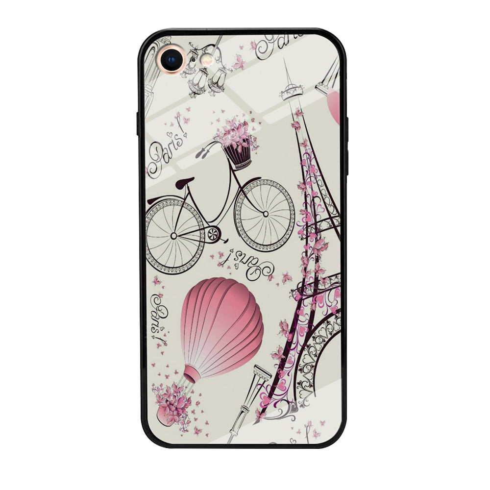 Vacation in Paris iPhone 8 Case