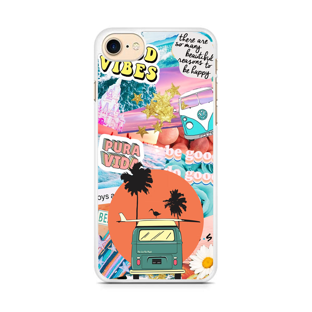 Vacation to The Beach iPhone 8 Case