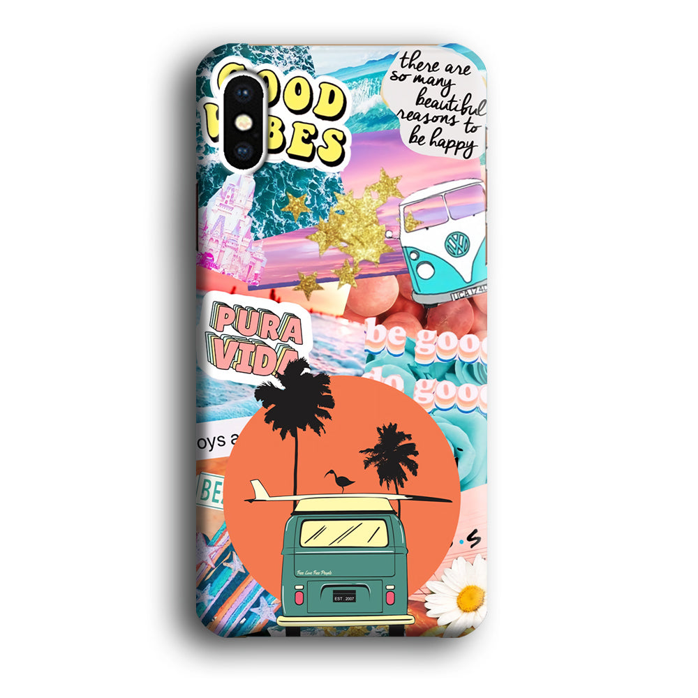 Vacation to The Beach iPhone X Case