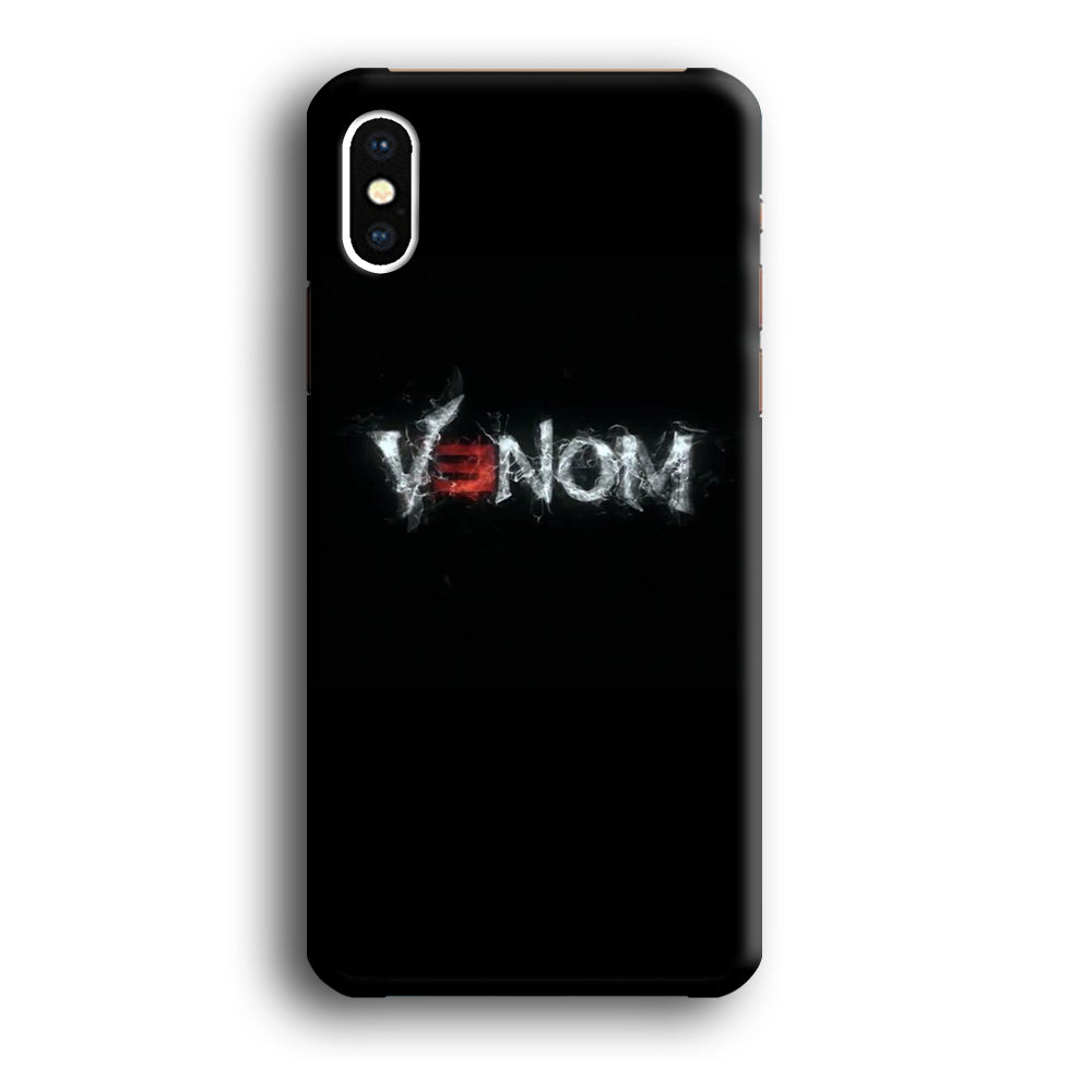 Venom Black Word iPhone XS MAX Case