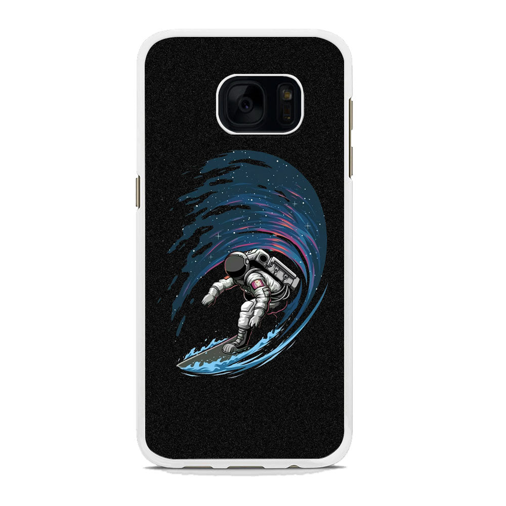 Wave In Space Samsung Galaxy S7 Edge Case