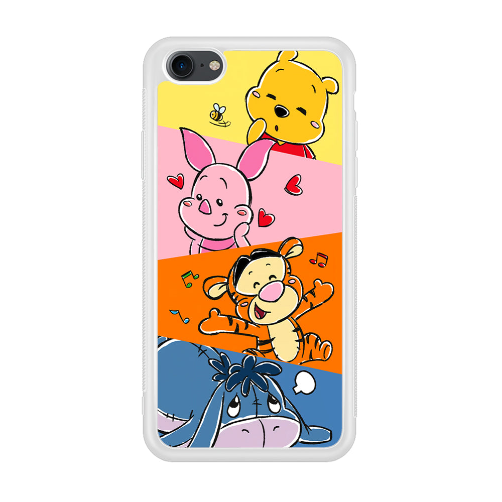 Winnie The Pooh Duty on Plesure iPhone 8 Case