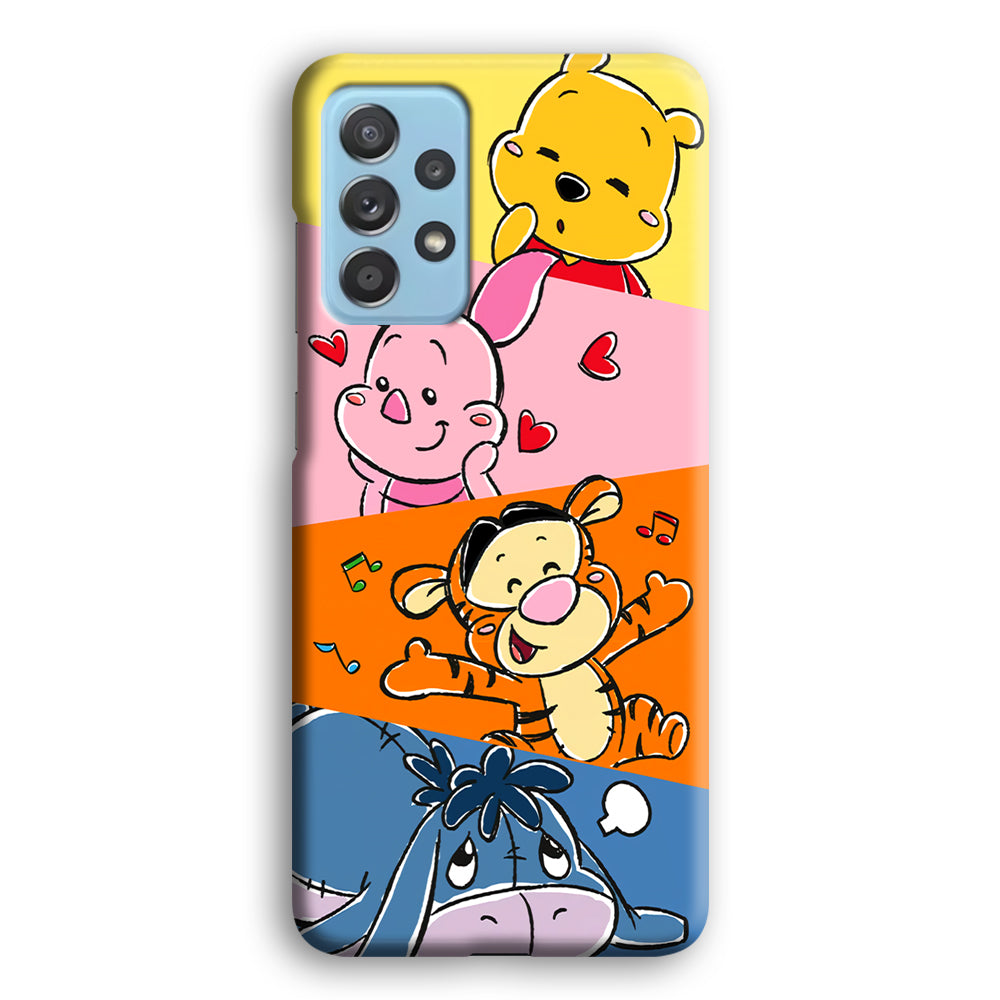 Winnie The Pooh Duty on Plesure Samsung Galaxy A72 Case