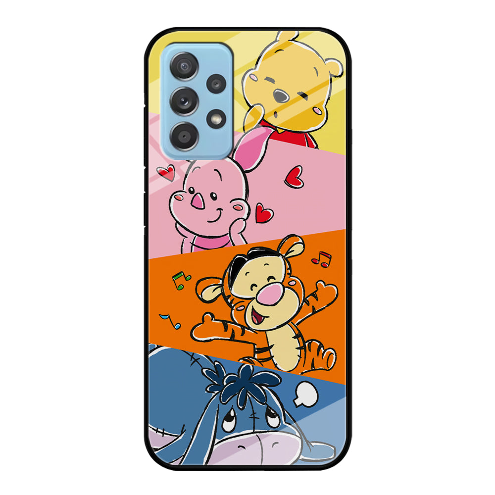 Winnie The Pooh Duty on Plesure Samsung Galaxy A72 Case