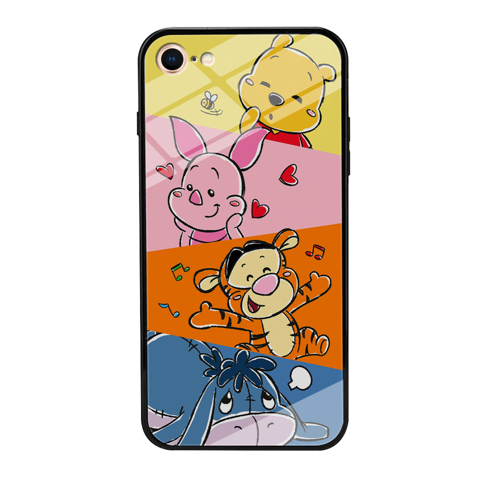 Winnie The Pooh Duty on Plesure iPhone 8 Case