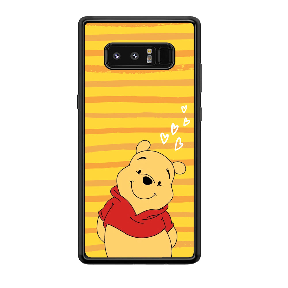 Winnie The Pooh Lovely Smile Samsung Galaxy Note 8 Case