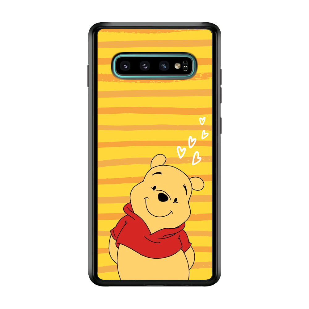 Winnie The Pooh Lovely Smile Samsung Galaxy S10 Plus Case