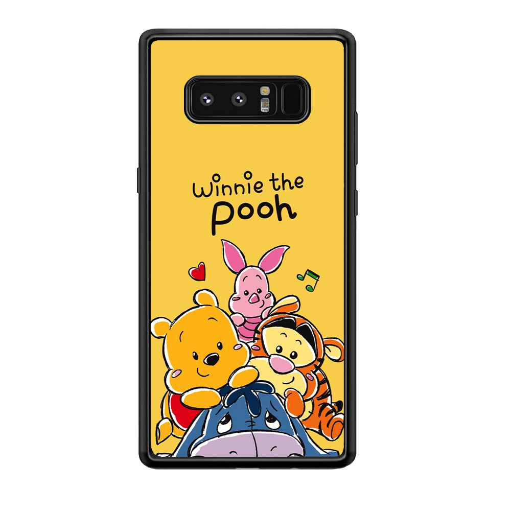 Winnie The Pooh Photo Booth Samsung Galaxy Note 8 Case