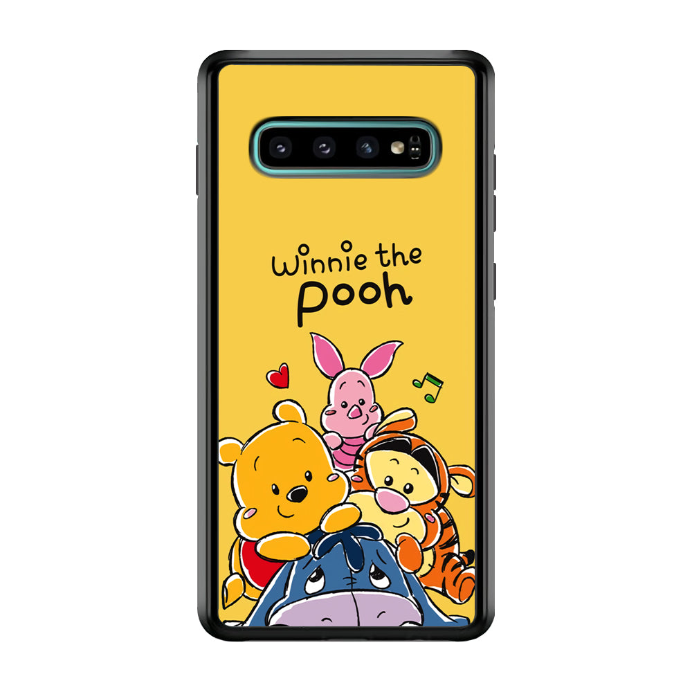 Winnie The Pooh Photo Booth Samsung Galaxy S10 Plus Case