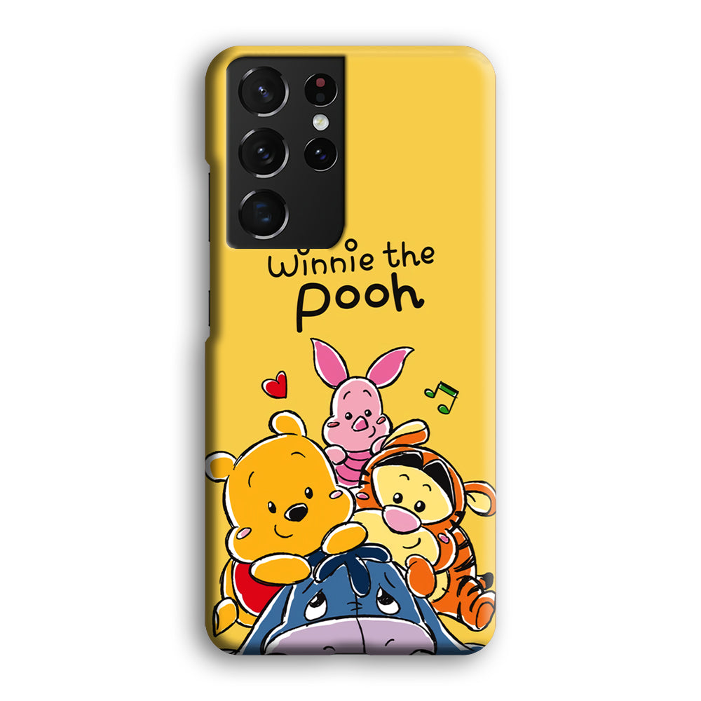 Winnie The Pooh Photo Booth Samsung Galaxy S21 Ultra Case