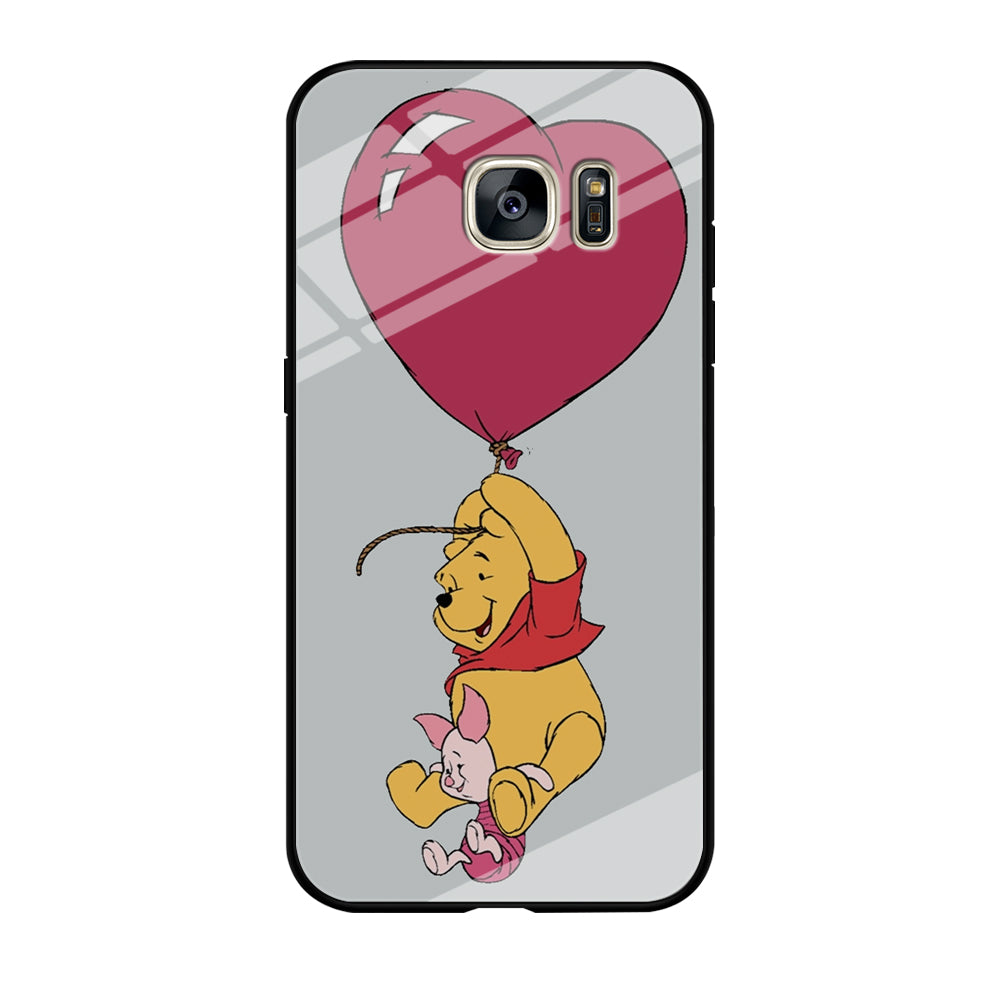 Winnie The Pooh Ballons Samsung Galaxy S7 Edge Case