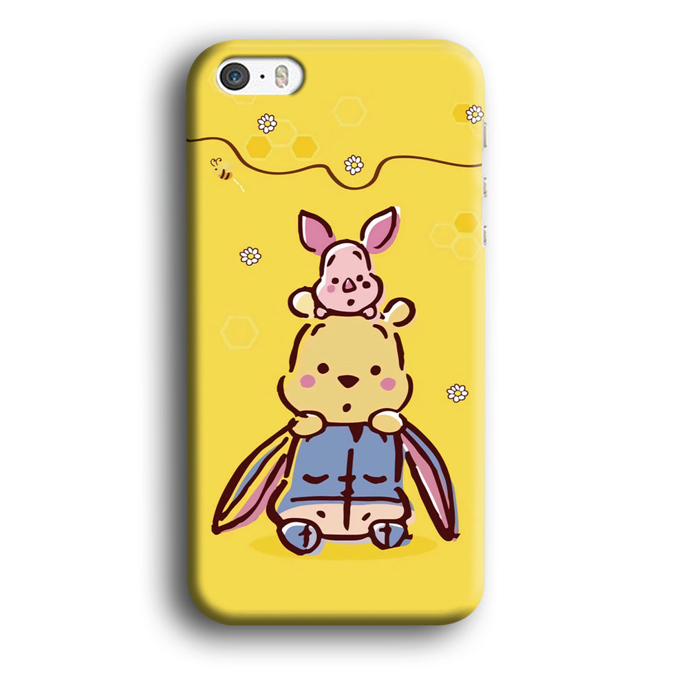 Winnie The Pooh Face of Threes iPhone 5 | 5s Case