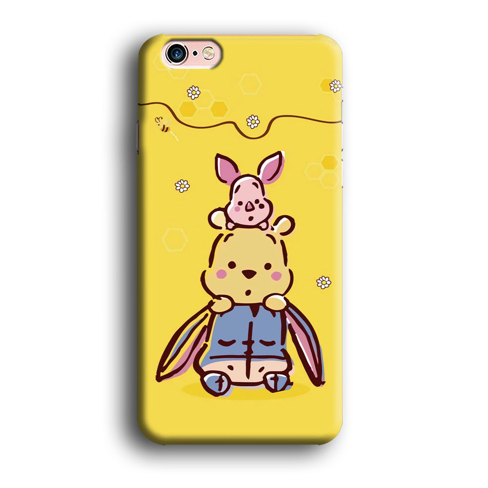 Winnie The Pooh Face of Threes iPhone 6 Plus | 6s Plus Case