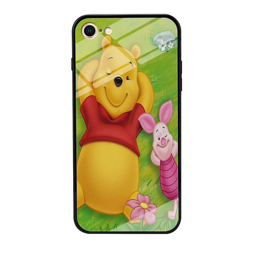Winnie The Pooh In Park iPhone 8 Case