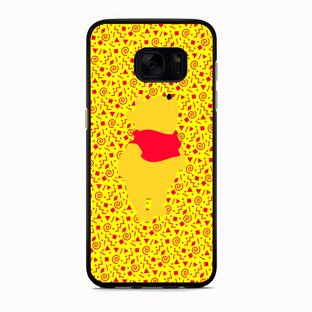 Winnie The Pooh Orange Touch Samsung Galaxy S7 Edge Case