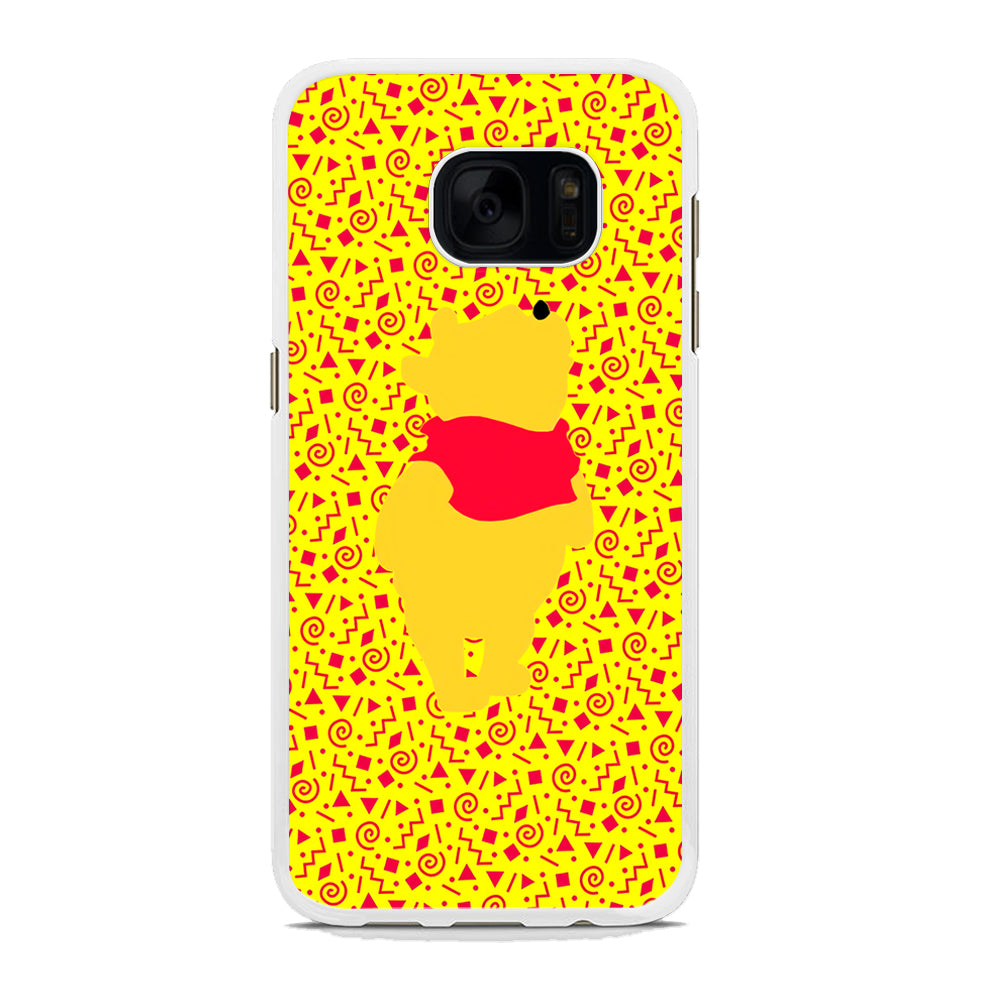 Winnie The Pooh Orange Touch Samsung Galaxy S7 Case