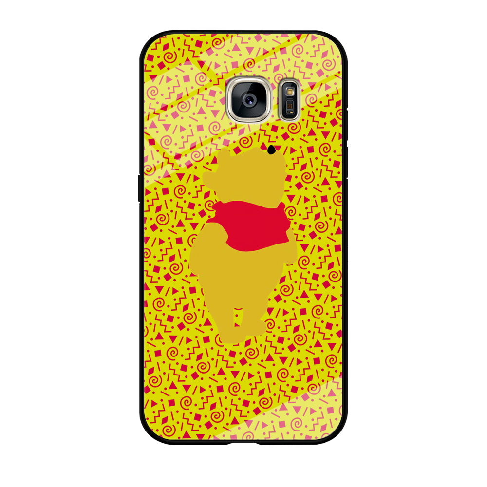 Winnie The Pooh Orange Touch Samsung Galaxy S7 Edge Case