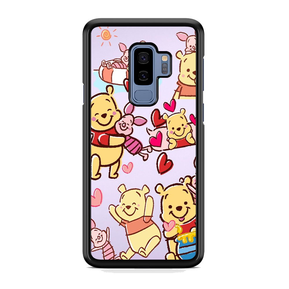Winnie The Pooh With Piglet Cute Samsung Galaxy S9 Plus Case