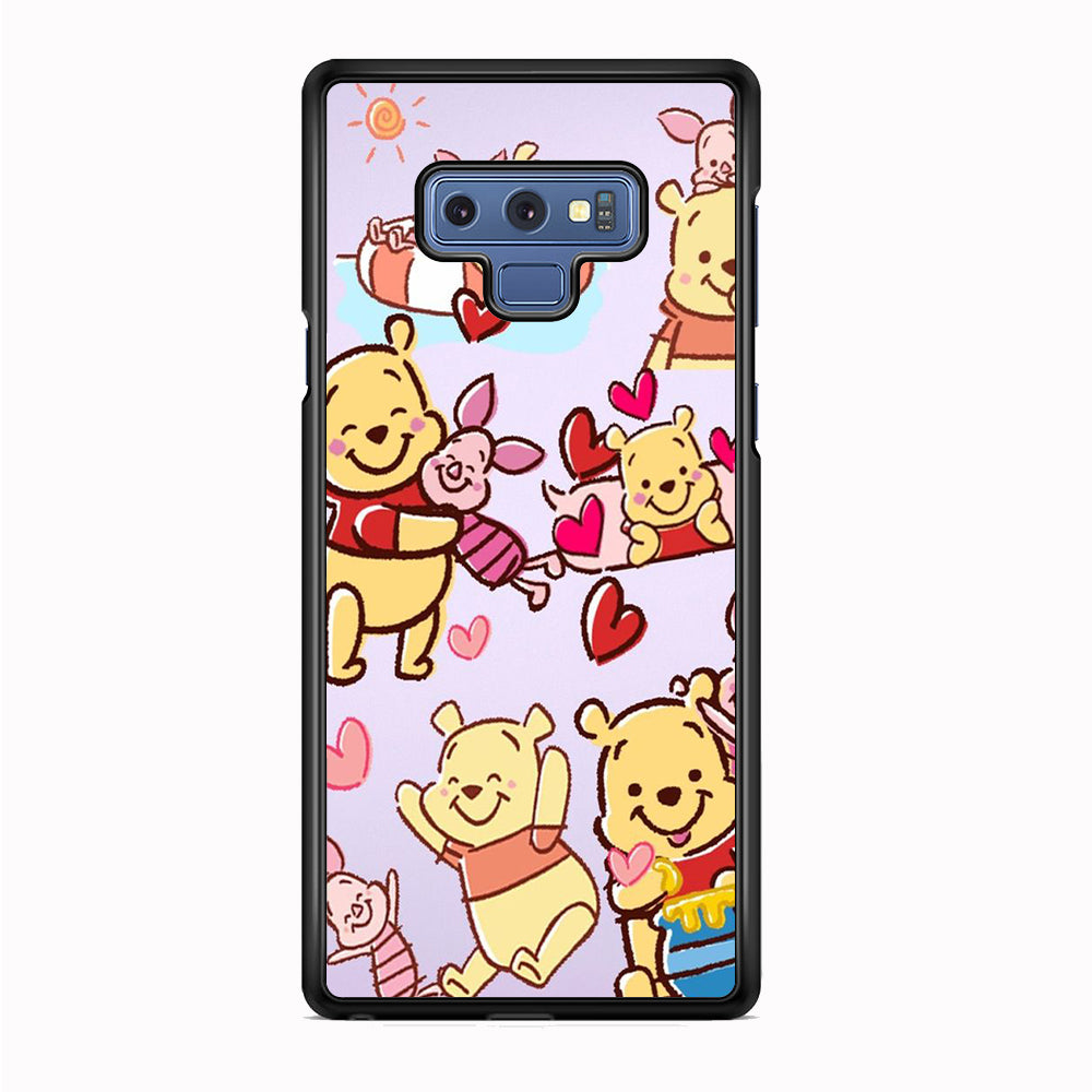 Winnie The Pooh With Piglet Cute Samsung Galaxy Note 9 Case