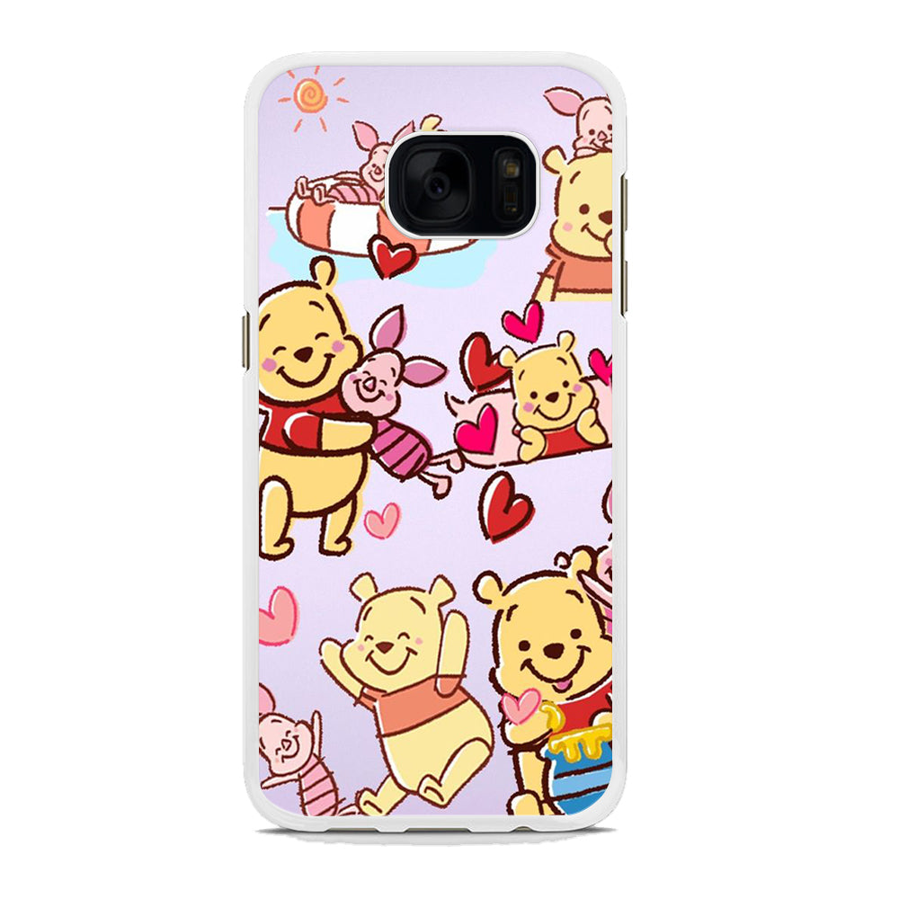 Winnie The Pooh With Piglet Cute Samsung Galaxy S7 Case