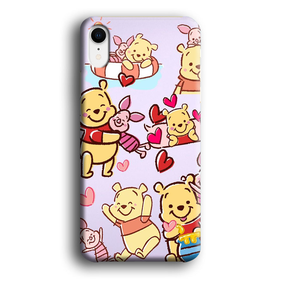 Winnie The Pooh With Piglet Cute iPhone XR Case