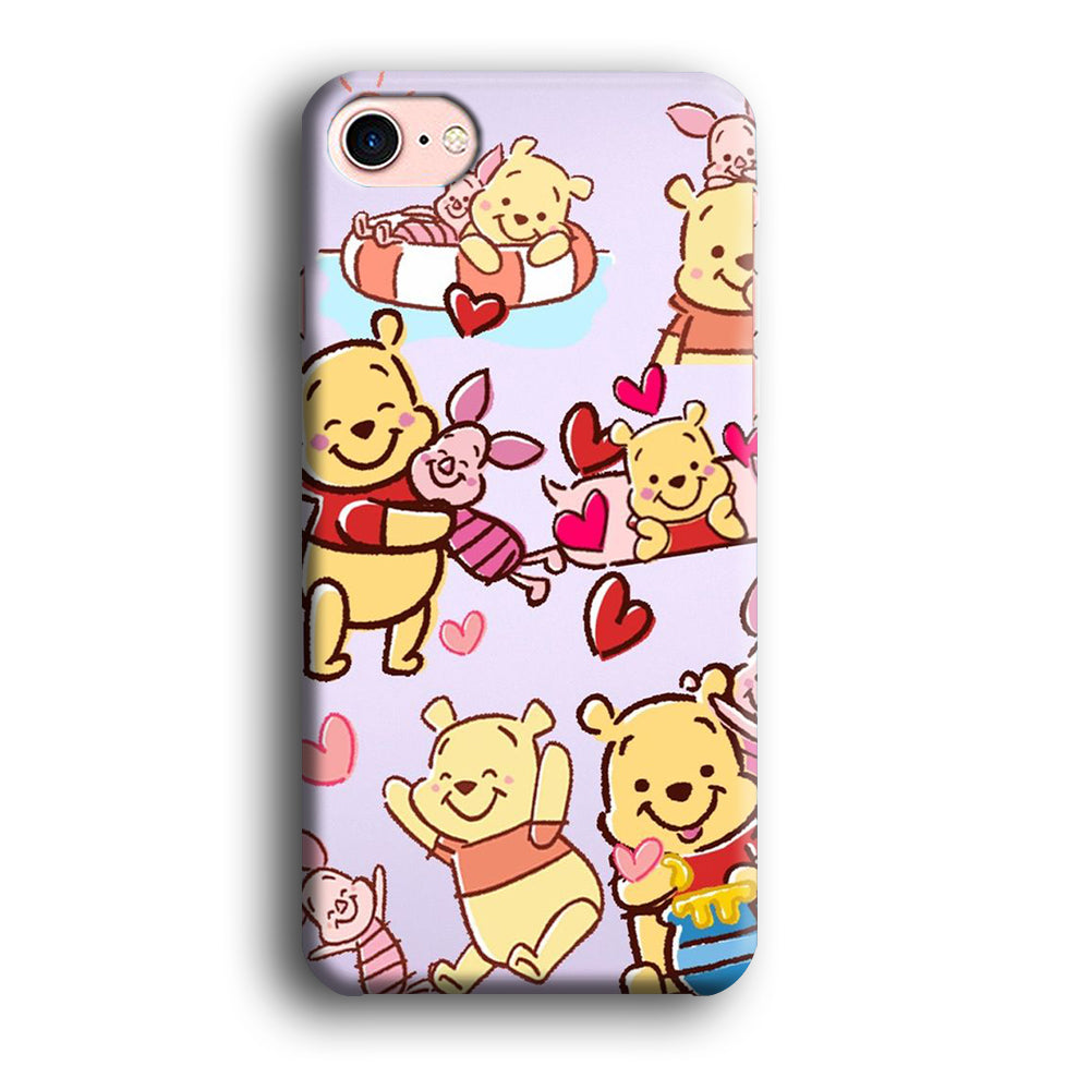 Winnie The Pooh With Piglet Cute iPhone 8 Case