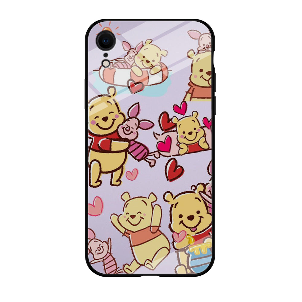 Winnie The Pooh With Piglet Cute iPhone XR Case