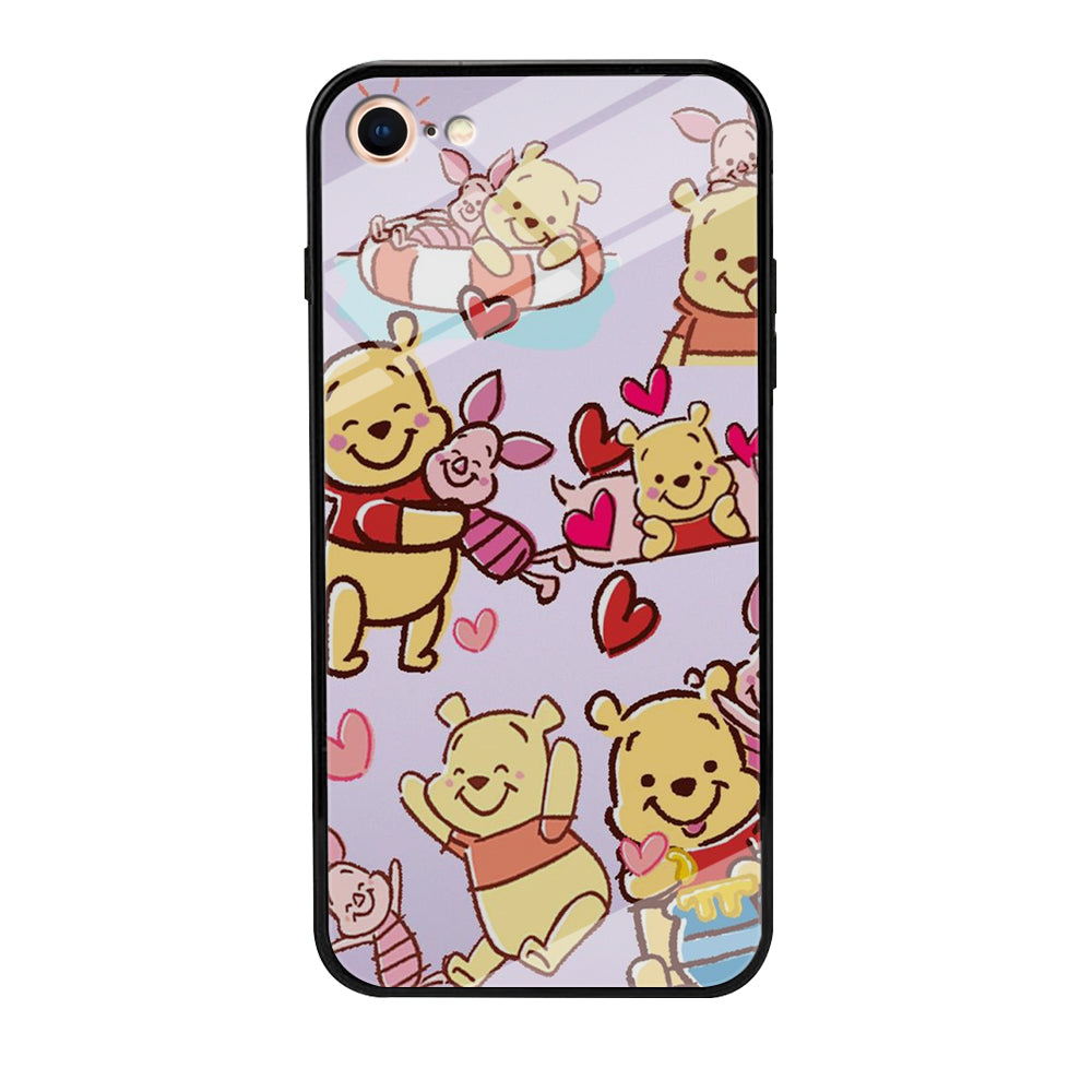 Winnie The Pooh With Piglet Cute iPhone 8 Case