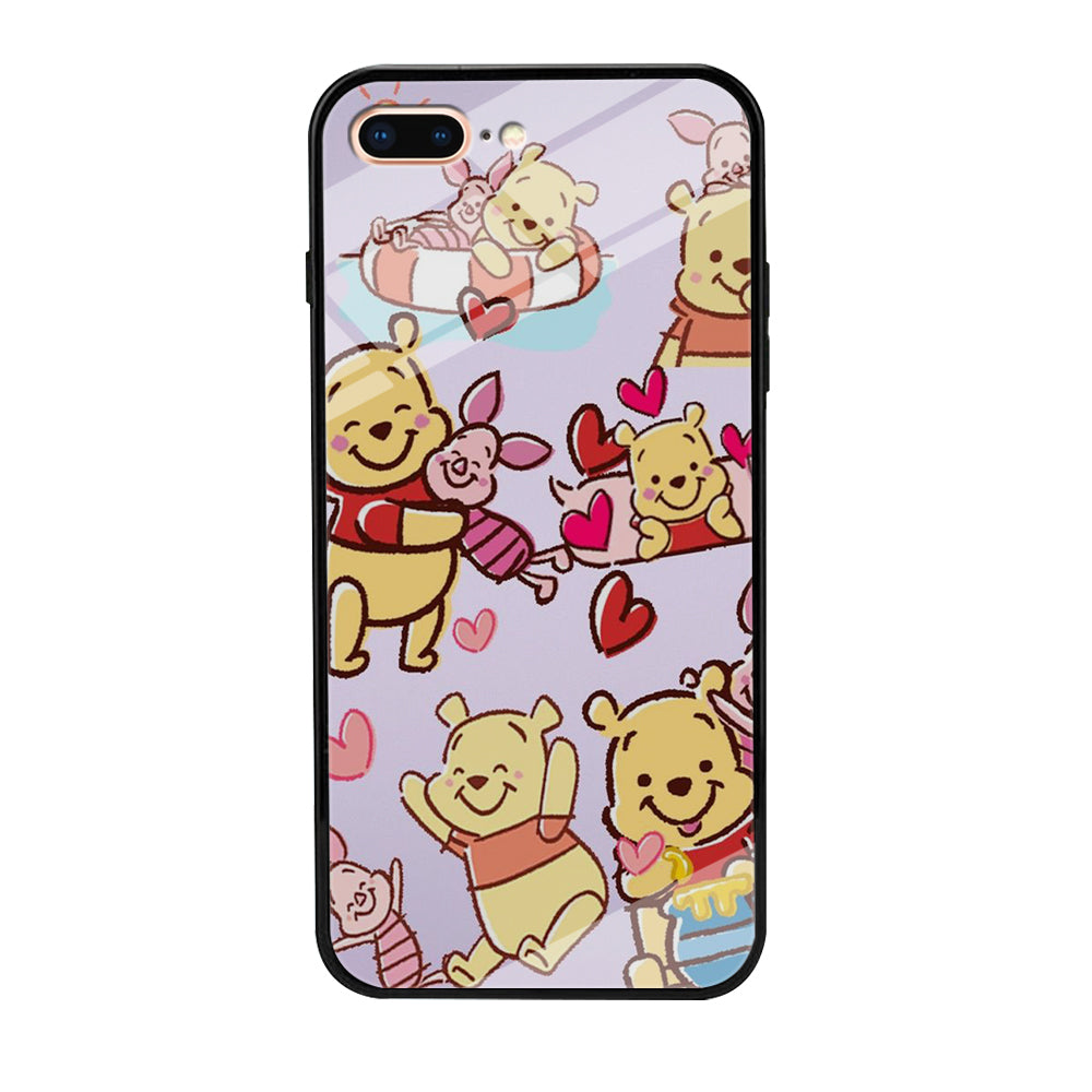 Winnie The Pooh With Piglet Cute iPhone 7 Plus Case