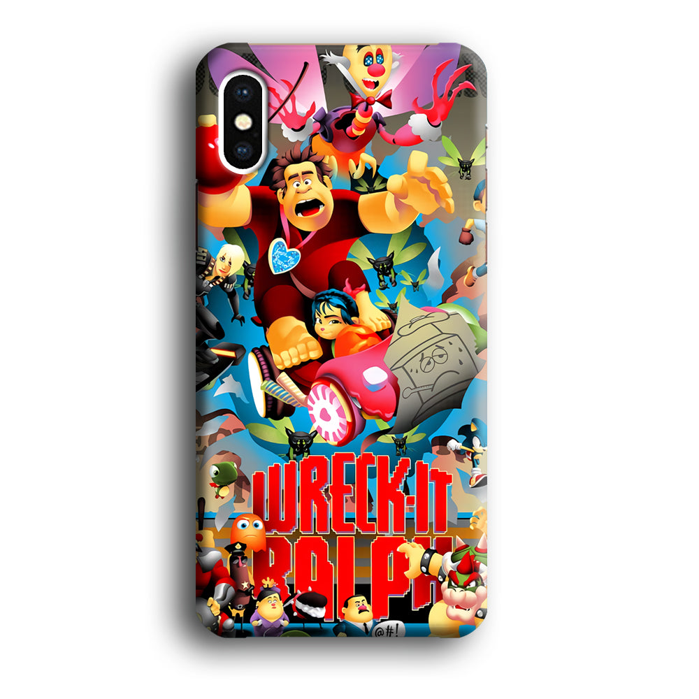Wreck-It Ralph Poster iPhone XS Case