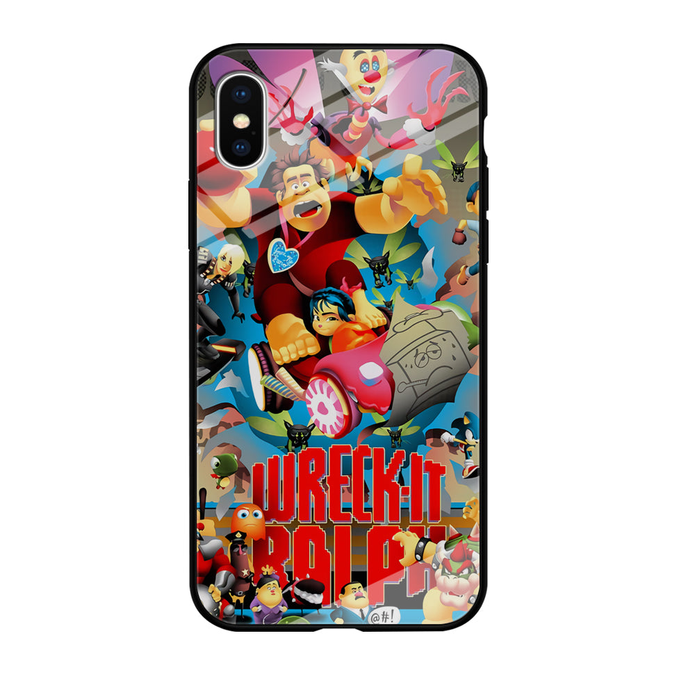 Wreck-It Ralph Poster iPhone XS Case