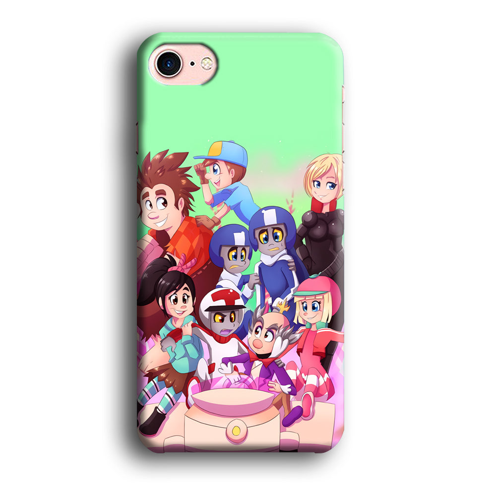 Wreck-It Ralph Race Team iPhone 8 Case