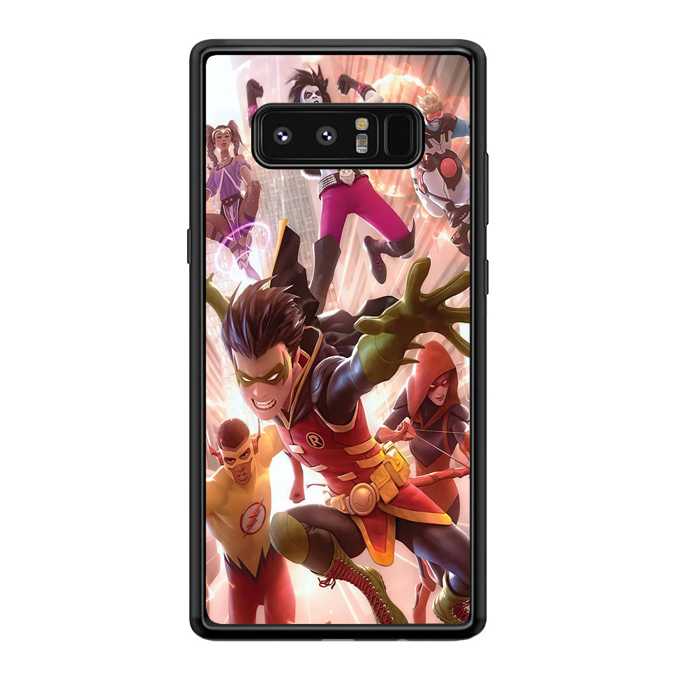 Young justice Team Samsung Galaxy Note 8 Case