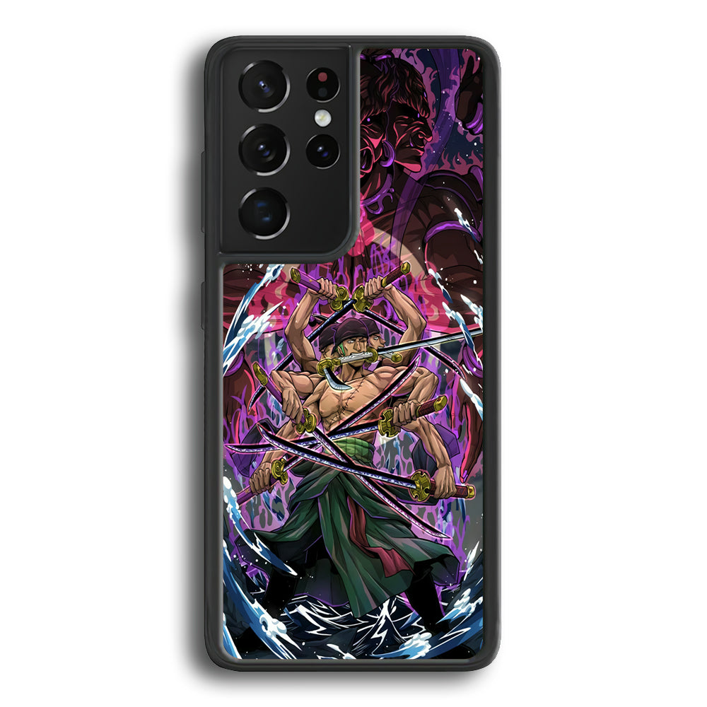 Zoro Ashura Sword Style Samsung Galaxy S21 Ultra Case